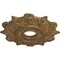 Ekena Millwork Preston Ceiling Medallion (Fits Canopies up to 4"), 17 1/2"OD x 4"ID x 1"P, Rubbed Bronze CM17PRRZS - alternate 2